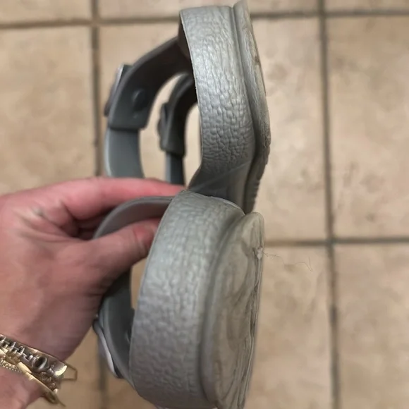 Birkenstock Silver Sandals Arizona Essentials - Picture 12 of 12